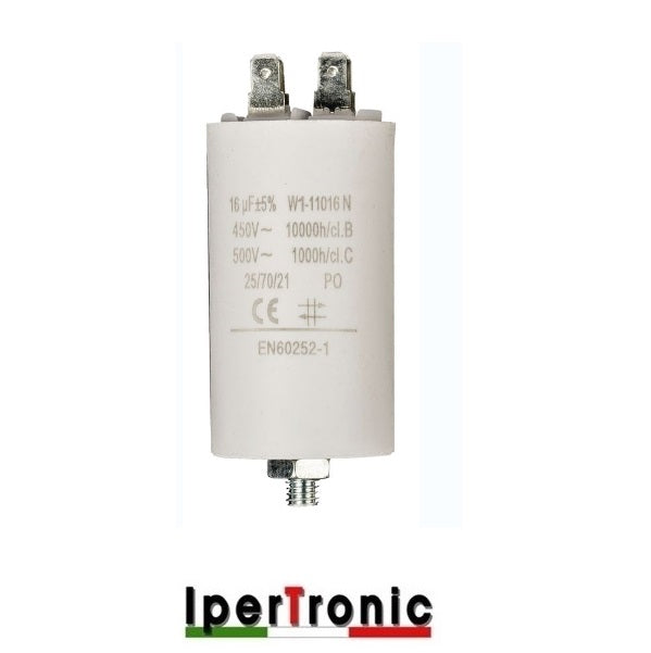 Condensatore di rifasamento per motore 16 µF