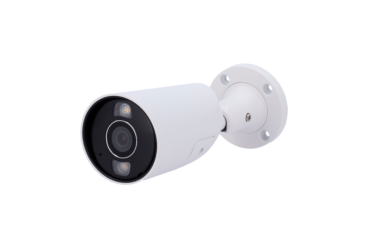 Telecamera IP con illuminazione ibrida e visione notturna a colori