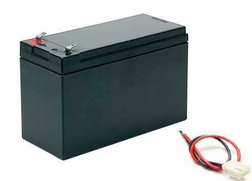 BATTERIA 12V 7,2AH E CAVO  K125/27-D749