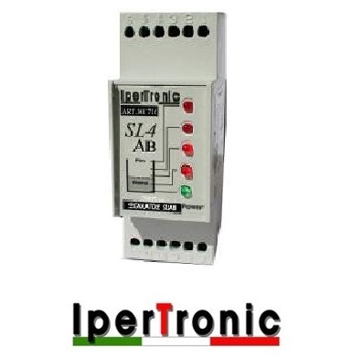 Segnalatore di livello SL4AB a 4 ingressi con relè 10 A