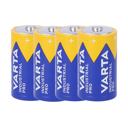 Upower Pack 4x Pila LR20 / D / MN1300 - Varta - Alcalina Zn-MnO2 non ricaricabile - Tensione 1.5V - Capacità nominale 15