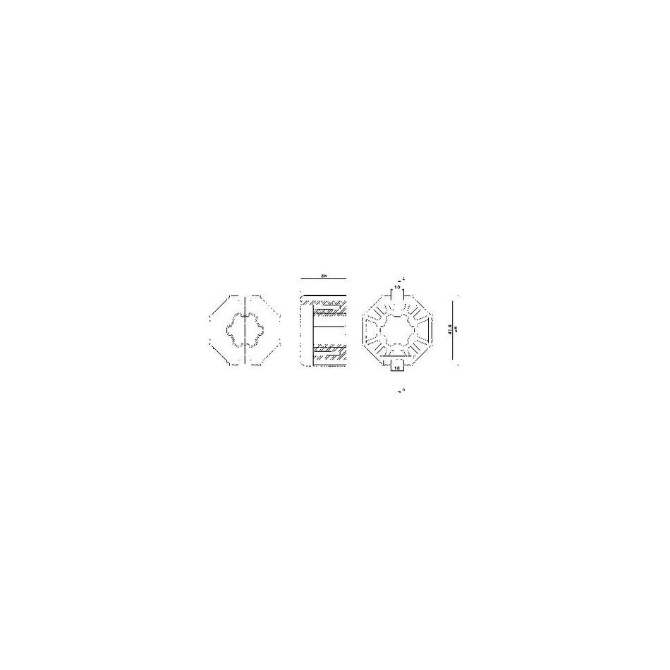 Set adattatori TAU per MRC per tubo diametro 60 mm