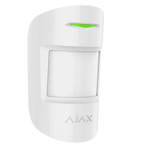 Rilevatore a doppia tecnologia PIR e microonde Grado 2 Ajax bianco