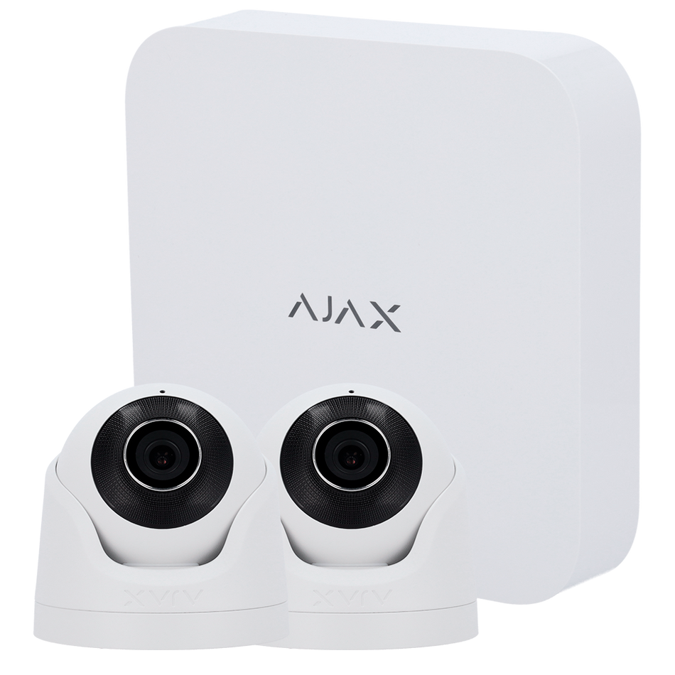 AJ-NVRKIT108-2XTURRET-W