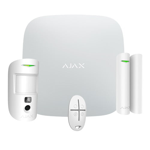 Kit allarme Ajax Hub 2 Grado 2 dual SIM 4G con Pircam