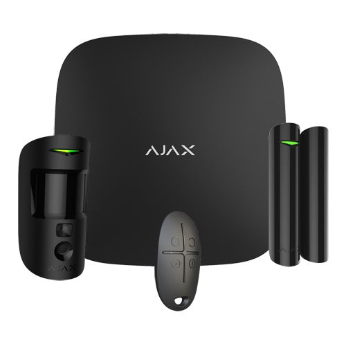 Kit allarme Ajax Hub 2 Grado 2 con Pircam nero
