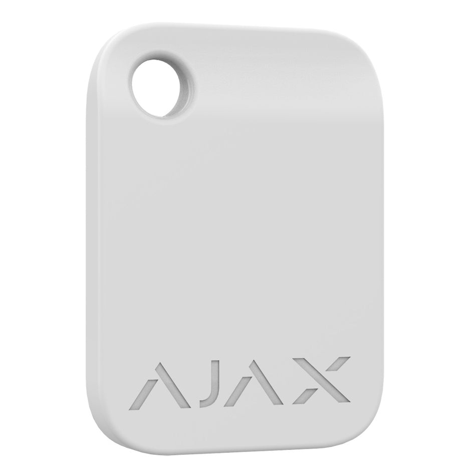 Chiave tag contactless Ajax per KeyPad Plus bianca