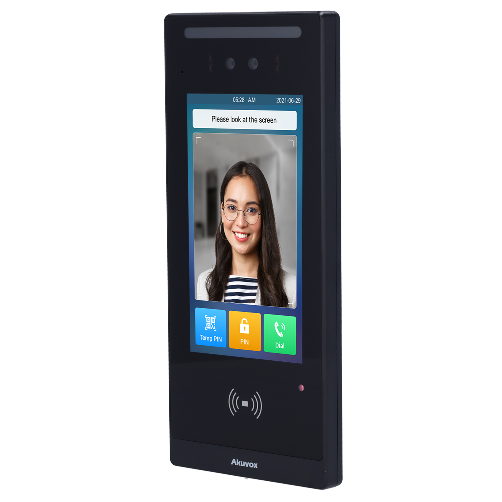 Akuvox Videocitofono IP con controllo accessi - Telecamera 2 Mpx | Audio e video bidirezionale
