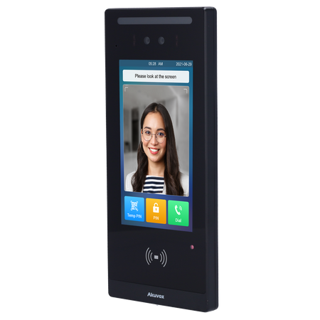 Akuvox Videocitofono IP con controllo accessi - Telecamera 2 Mpx | Audio e video bidirezionale