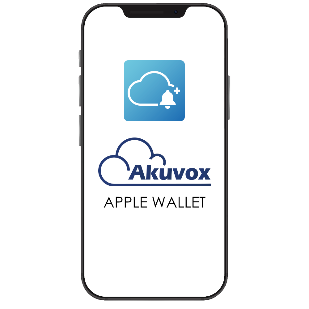 Licenza Akuvox Cloud - Per tutti i tipi di progetti - Licenza per l’apertura tramite Apple Wallet