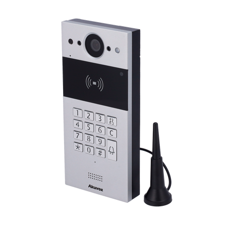 Akuvox Videocitofono IP da parete - Telecamera 2 Mp | Audio bidirezionale - Apertura con scheda EM/MF, NFC e PIN | 2 rel