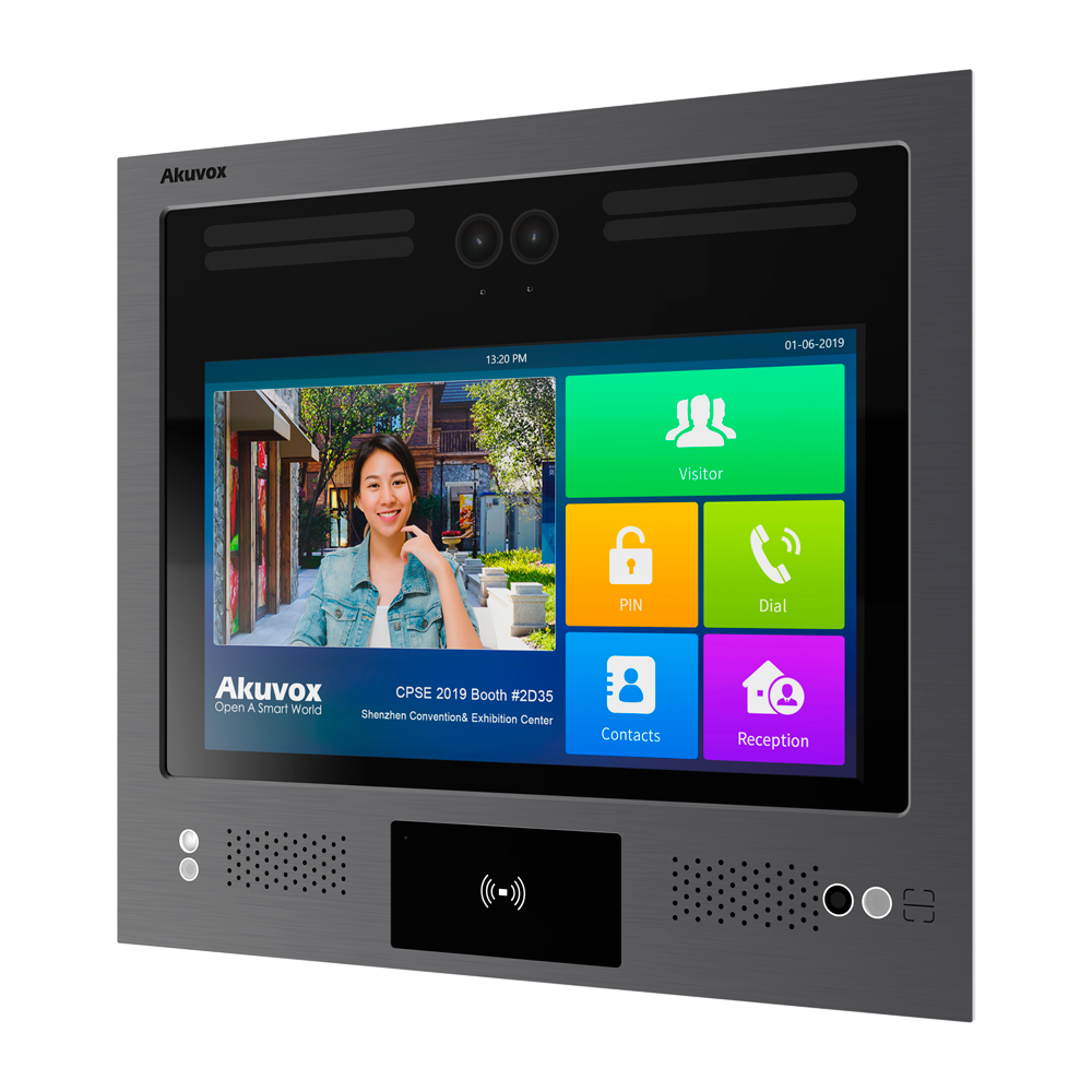 Akuvox Videocitofono IP antivandalo IK08 - Doppia telecamera 2 Mpx | Audio e video bidirezionale