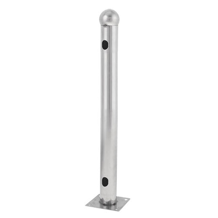 SUP. BARRIERA MODELLO T IN ACCIAIO 50CM