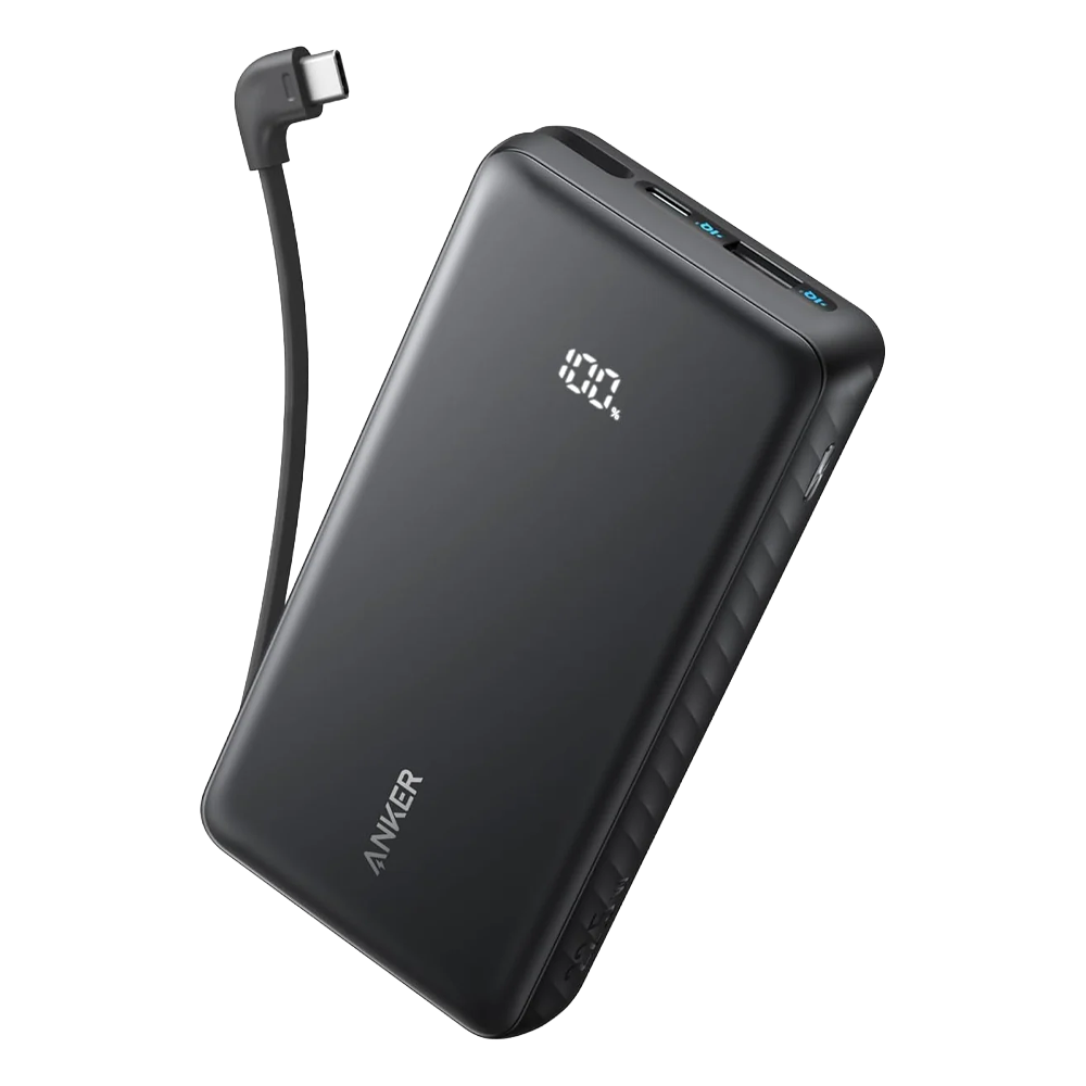 Anker Power Bank leggera - Capacità 10000mAh - Ingresso 1x USB-C e cavo incluso