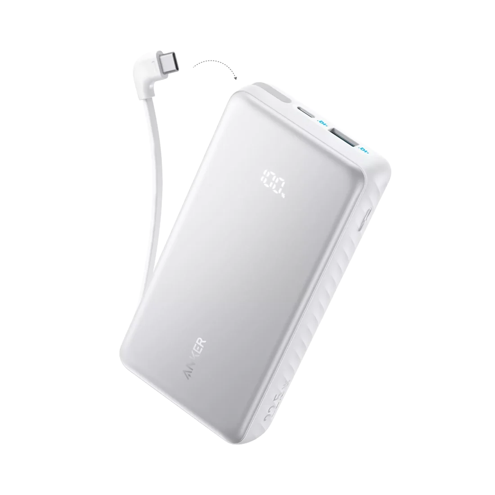 Anker Power Bank leggera - Capacità 20000mAh - Ingresso 1x USB-C e cavo incluso
