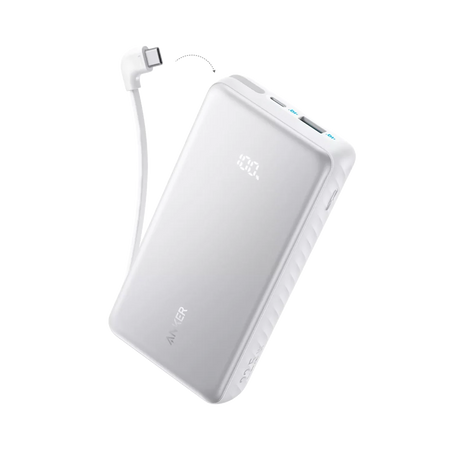 Anker Power Bank leggera - Capacità 20000mAh - Ingresso 1x USB-C e cavo incluso
