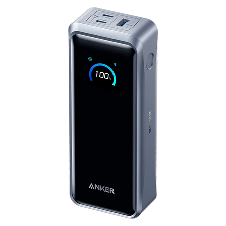 Anker Power Bank - Capacità 26000mAh - Ingresso 2x USB-C, 1x Pin Pogo - Uscite 2x USB-C, 1xUSB-A | Cavo USB-C incluso