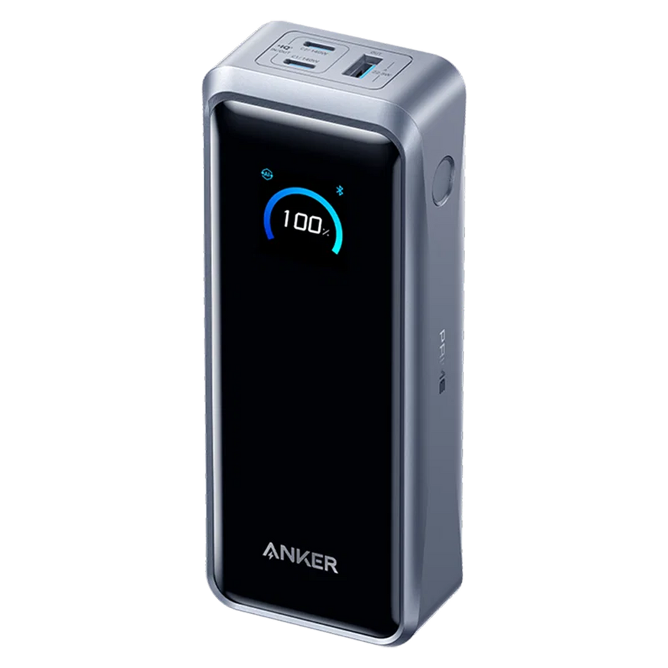 Anker Power Bank - Capacità 26000mAh - Ingresso 2x USB-C, 1x Pin Pogo - Uscite 2x USB-C, 1xUSB-A | Cavo USB-C incluso