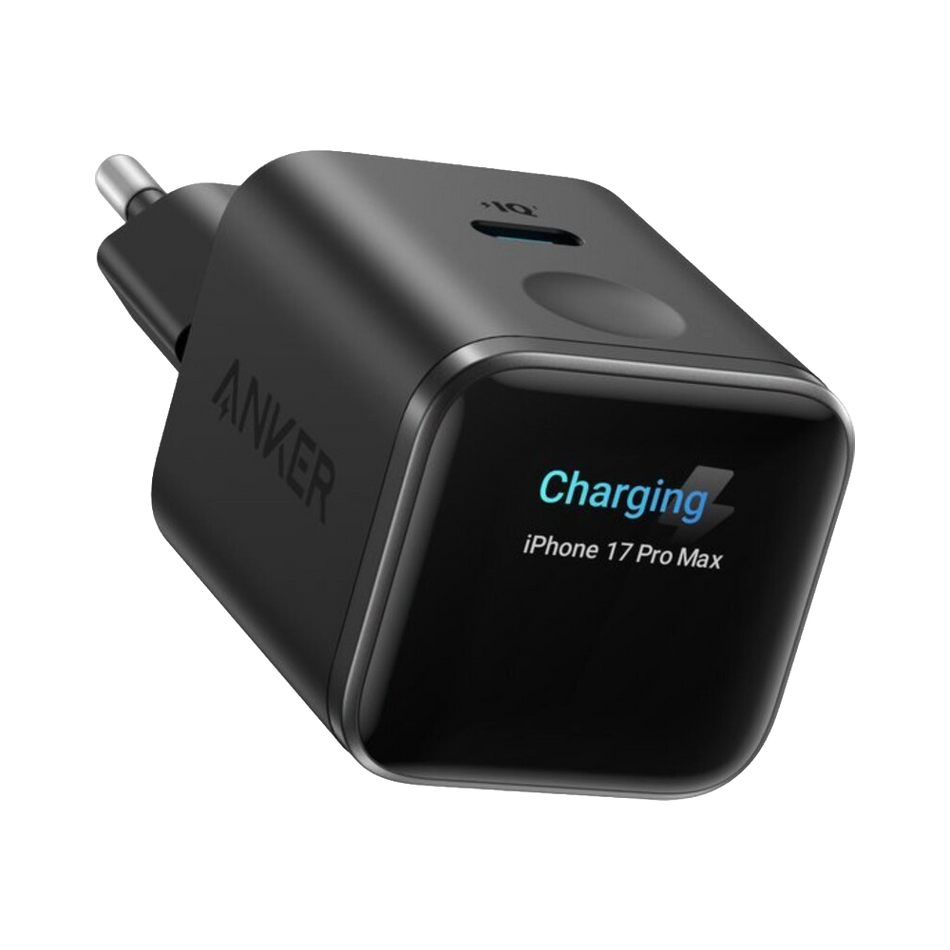 Anker - Mini Caricabatterie USB - Potenza 45W - Ricarica rapida GaN | Display intelligente - Uscite 1x USB-C
