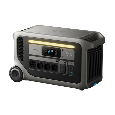 Batteria portatile Anker Solix - Gran capacità 3072Wh - Potenza in uscita 3600W | 7200W di picco
