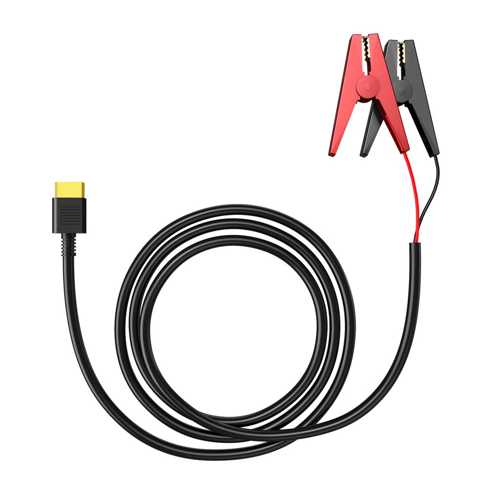 Bluetti - Cavo di ricarica dalla batteria - Morsetti a coccodrillo con connettore XT60 - Tensione 12V