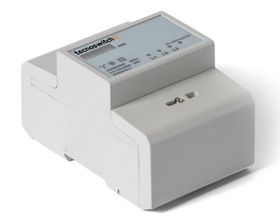 Contatore di energia trifase digitale 100 A 4 moduli DIN Tecnoswitch