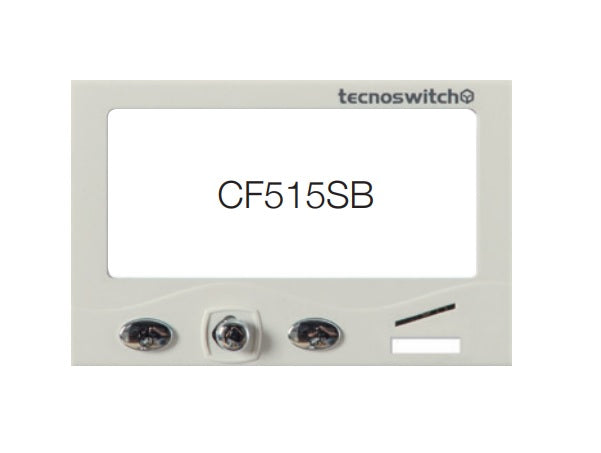 Frontalino color sabbia per cronotermostato CR515BG Tecnoswitch