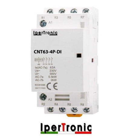 Contattore modulare 4 poli 63 A 230V
