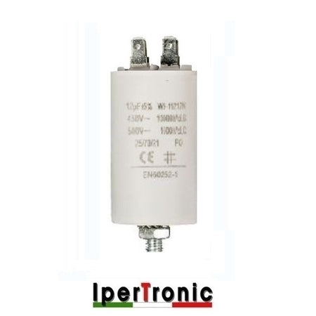Condensatore di rifasamento per motore 12,5 µF - con cavo
