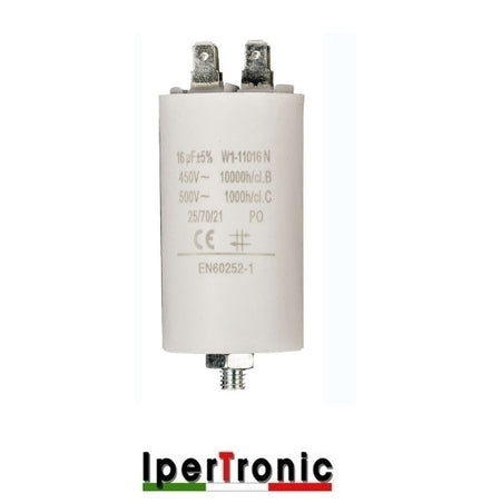 Condensatore di rifasamento per motore 16 µF