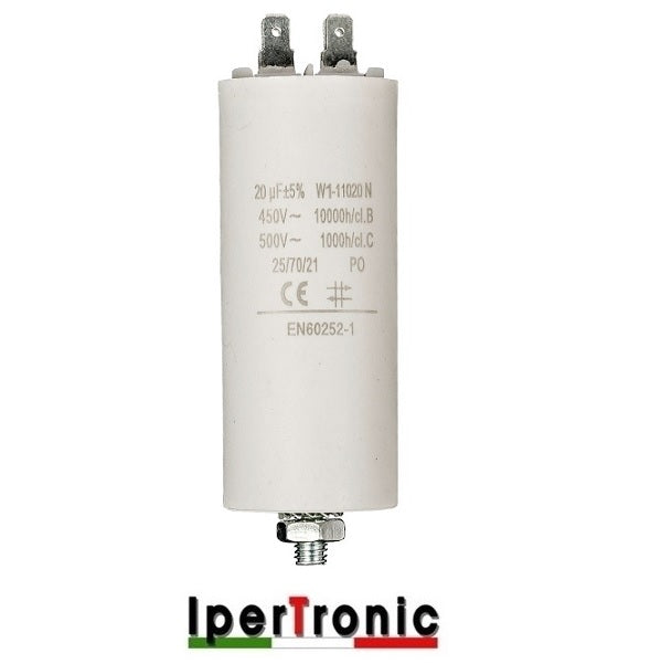 Condensatore di rifasamento per motore 20 µF