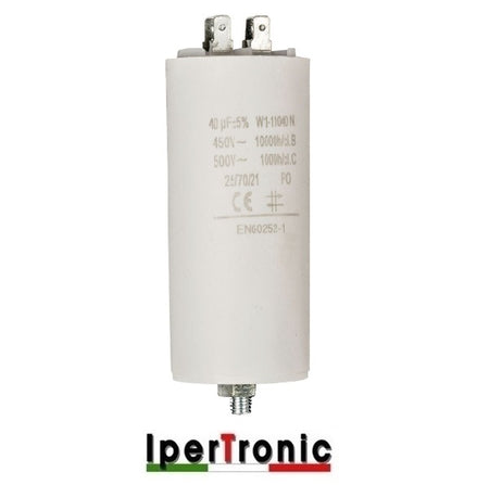 Condensatore di rifasamento per motore 40 µF