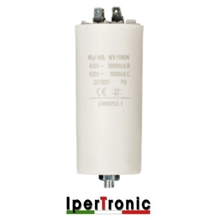 Condensatore di rifasamento per motore 60 µF
