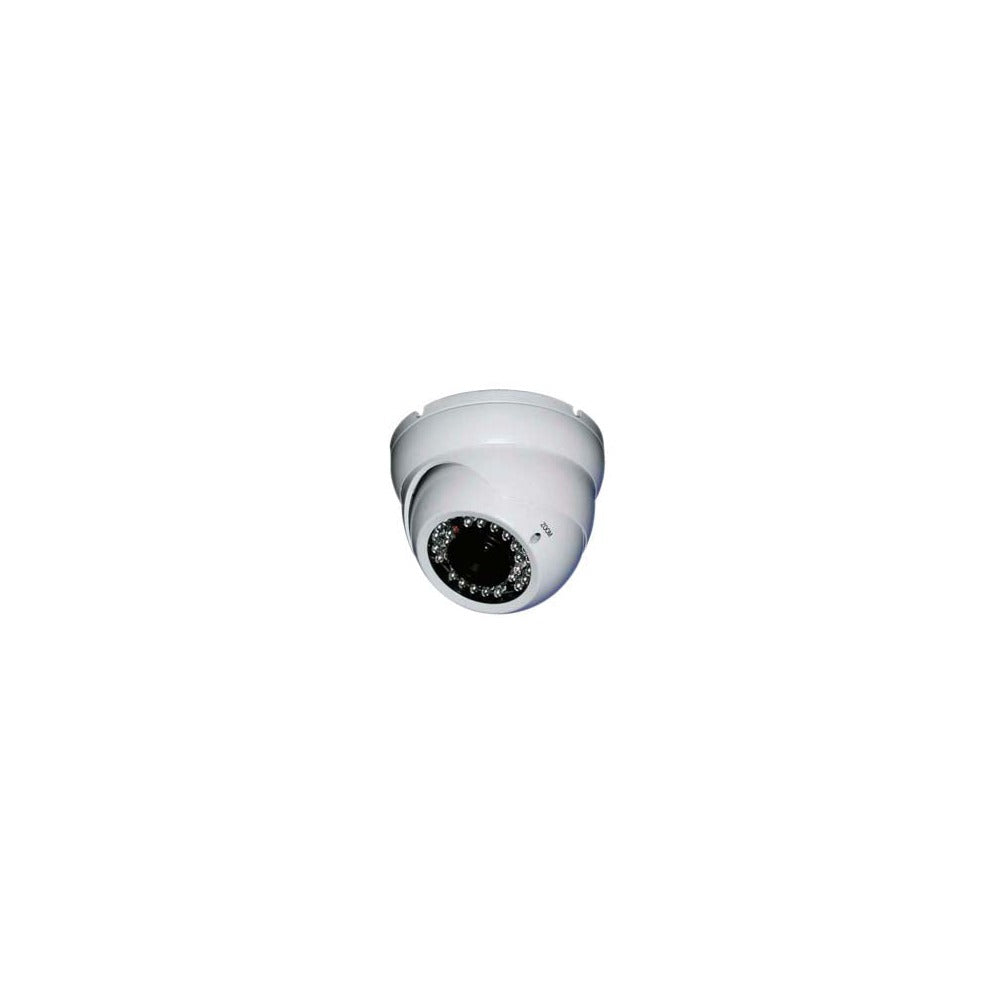 Telecamera dome HDCVI e analogica 720p 2,8-12 mm IP66 bianca