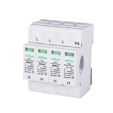 Protezione da sovratensioni transitorie AC - Tensione di protezione AC 1.5kV - 3+N poli (installazioni trifase)