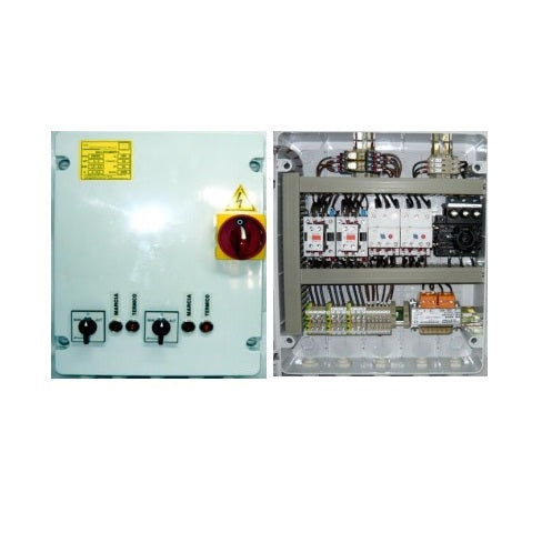 Quadro avviamento diretto 2 pompe con alternanza 1 HP 230V IP54