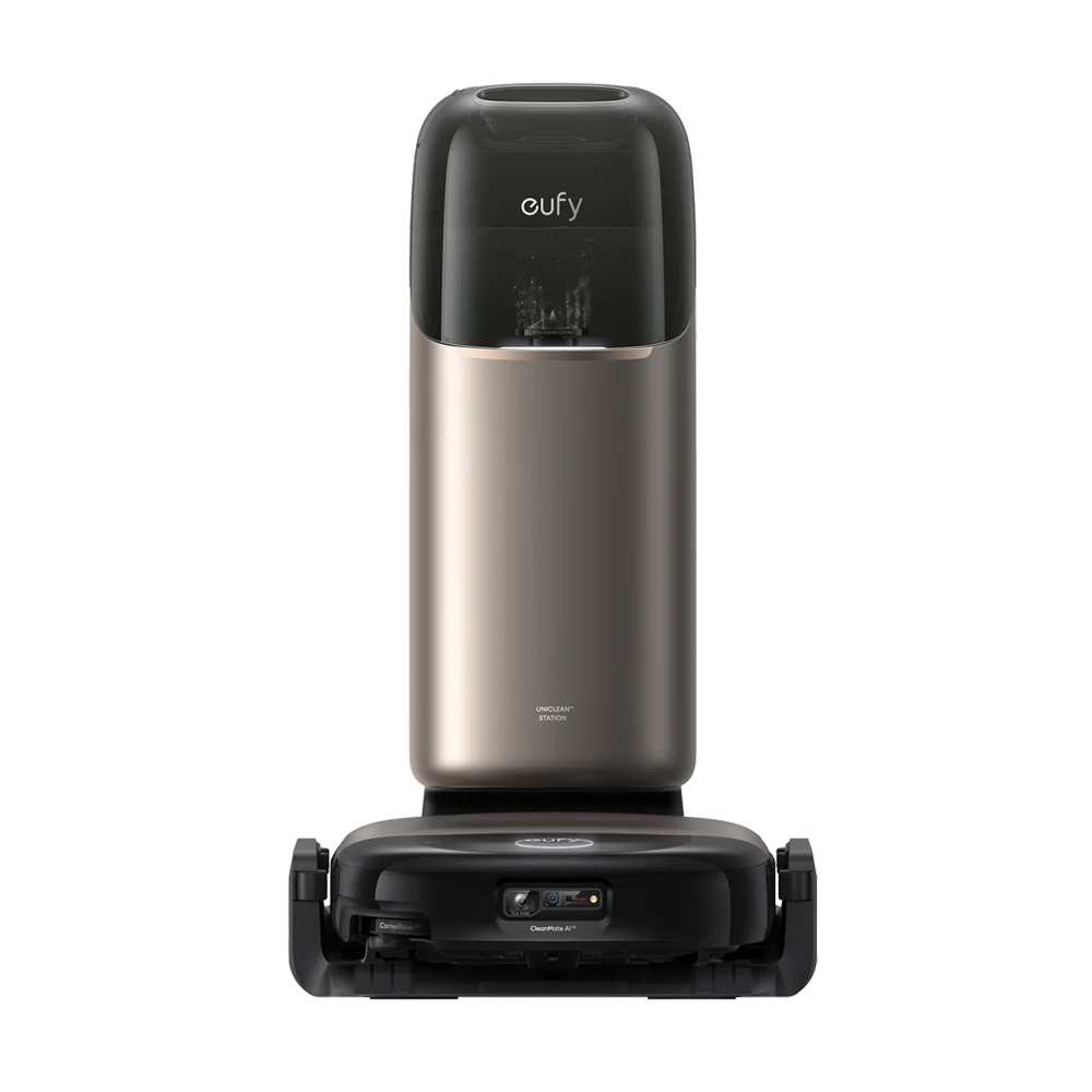 Eufy Robot Aspirapolvere Hydrojet S2 Onmi - Aspirazione AeroTurbo 2.0 da 30 000 Pa