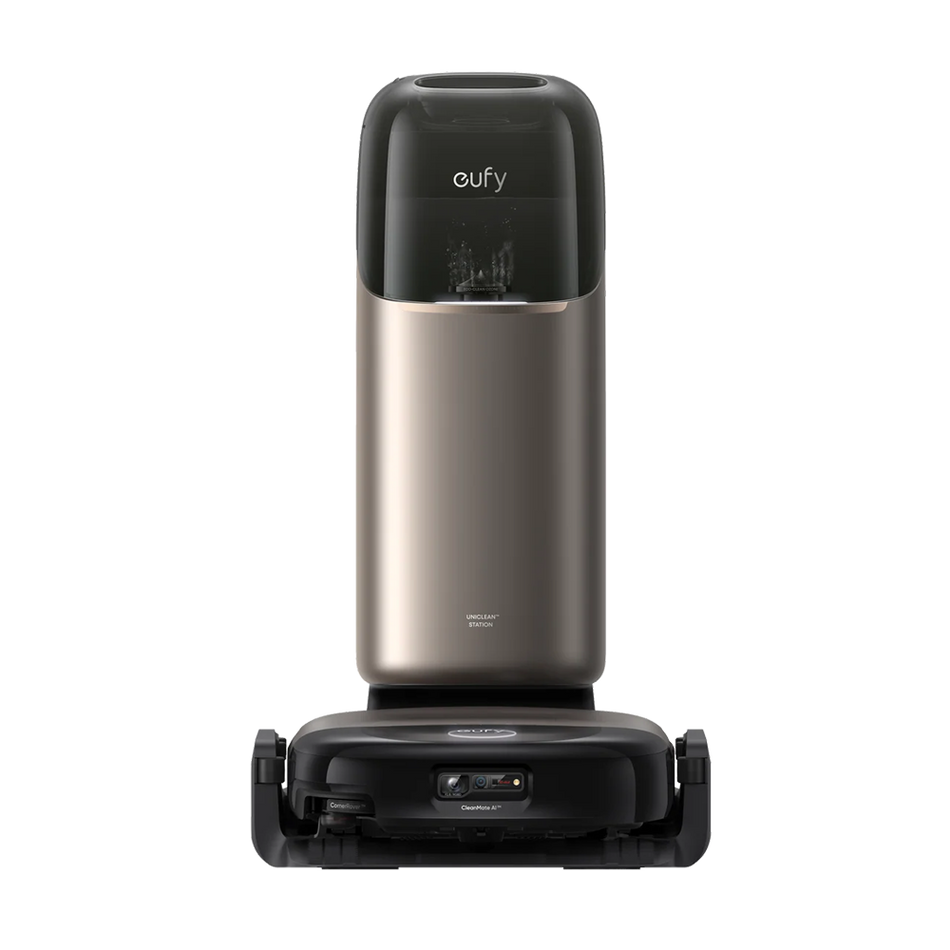 Eufy Robot Aspirapolvere Hydrojet S2 Onmi - Aspirazione AeroTurbo 2.0 da 30 000 Pa