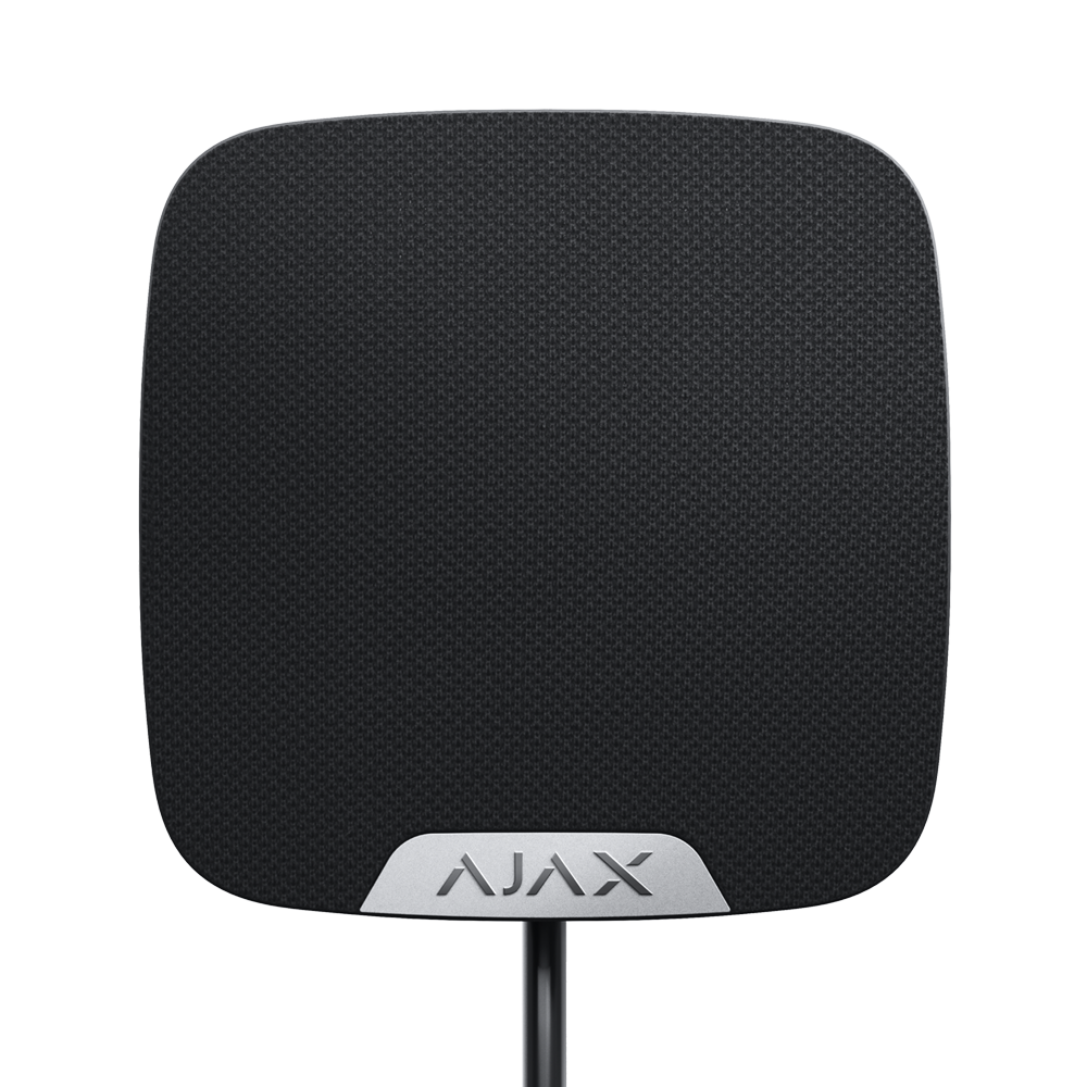 Ajax Sirena interna - Certificato NFA2P e grado 3 - Protocollo Fibra - Certificato grado 3 - Pressione sonora massima 10