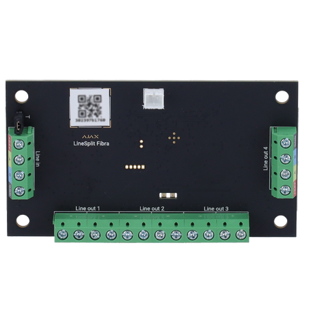 Ajax Modulo per la suddivisione di una linea Fibra in quattro - Certificato NFA2P e grado 3 - Protocollo Fibra