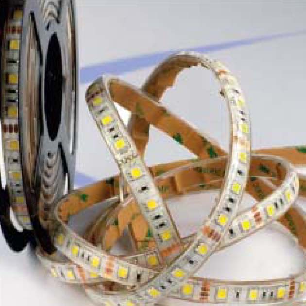 Striscia flex LED 5050 72 W 24 V DC 5 m luce blu IP20