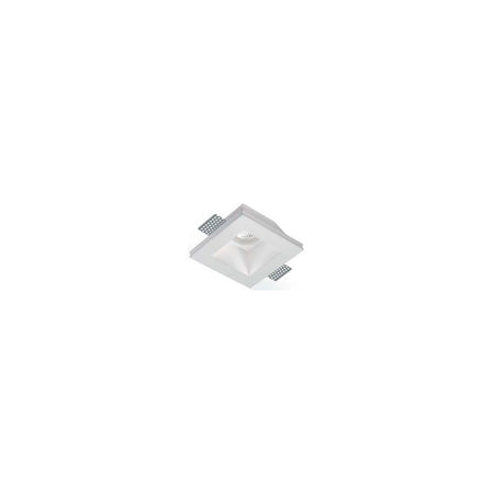 Faretto in gesso a scomparsa totale quadrato GU10/G5.3 50W