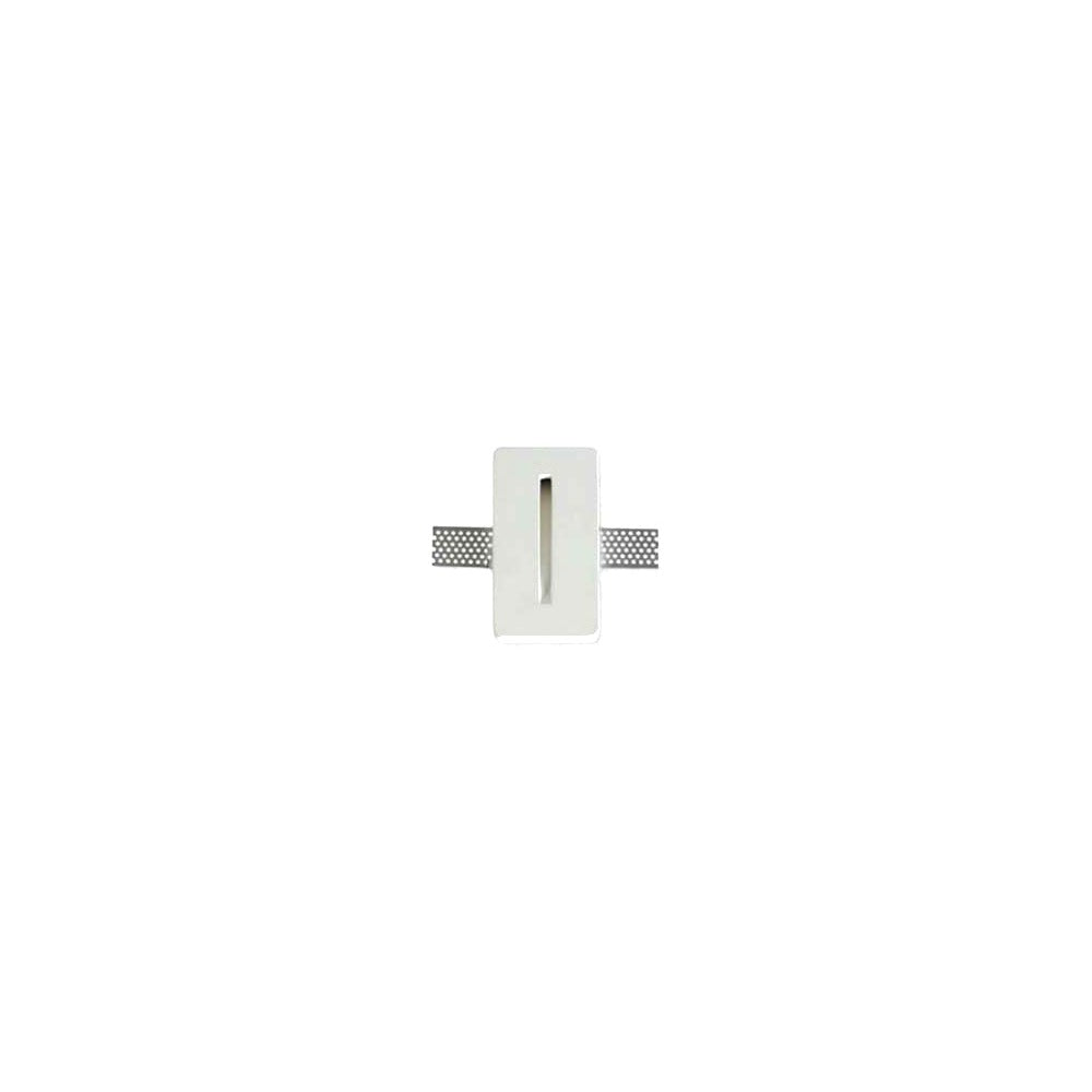 Faretto da incasso a scomparsa in gesso 1 W 350 mA 3000K