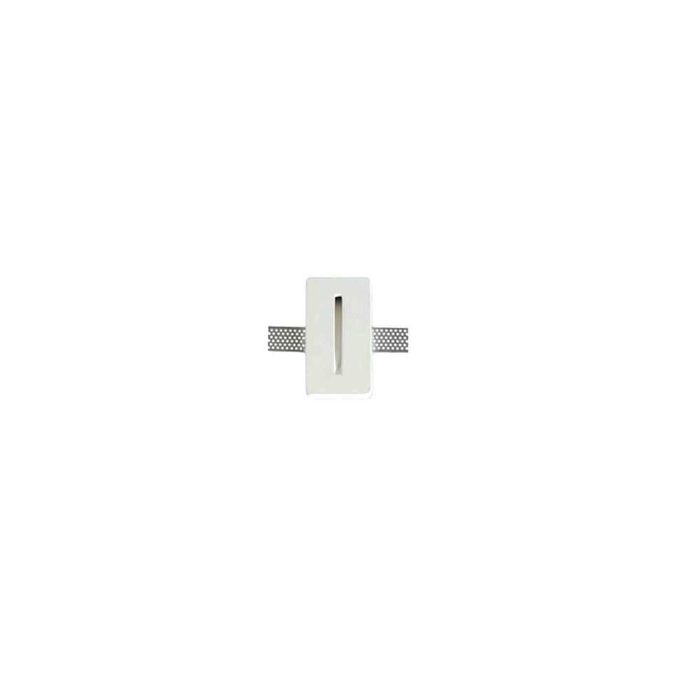 Faretto da incasso a scomparsa in gesso 1 W 350 mA 3000K