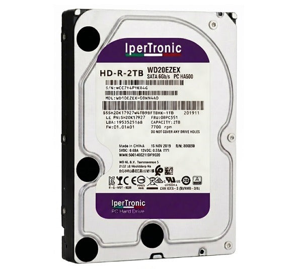 Hard disk 2 TB Pipeline per DVR - rigenerato