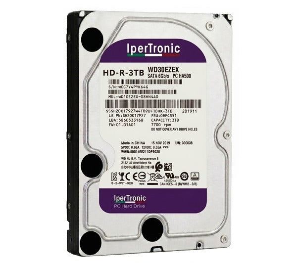 Hard disk 3 TB Pipeline per DVR - rigenerato