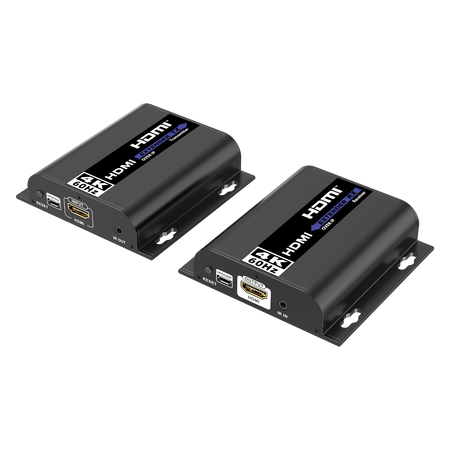 Lenkeng Matriz de señal HDMI IP - Permite NxM - Resolución 4K - Incluye 1 transmisor y 1 receptor