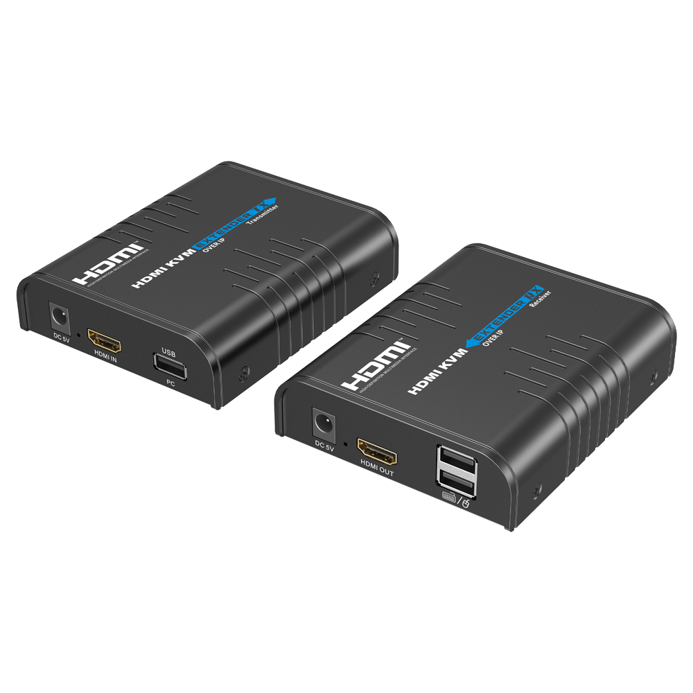 Lenkeng Matrice di segnale HDMI IP - Consente NxM - Risoluzione FHD - Include 1 transmitter - Funzione KVM