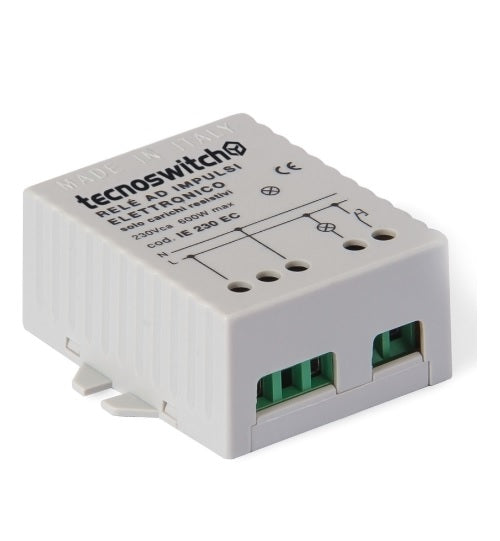 Relè ad impulsi elettronico silenziato 600W 230Vac