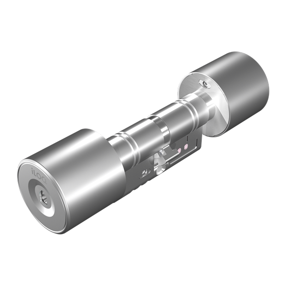 Iloq Cilindro intelligente S5 - Apertura con chiave fisica - Nessuna batteria necessaria (alimentato con chiave)